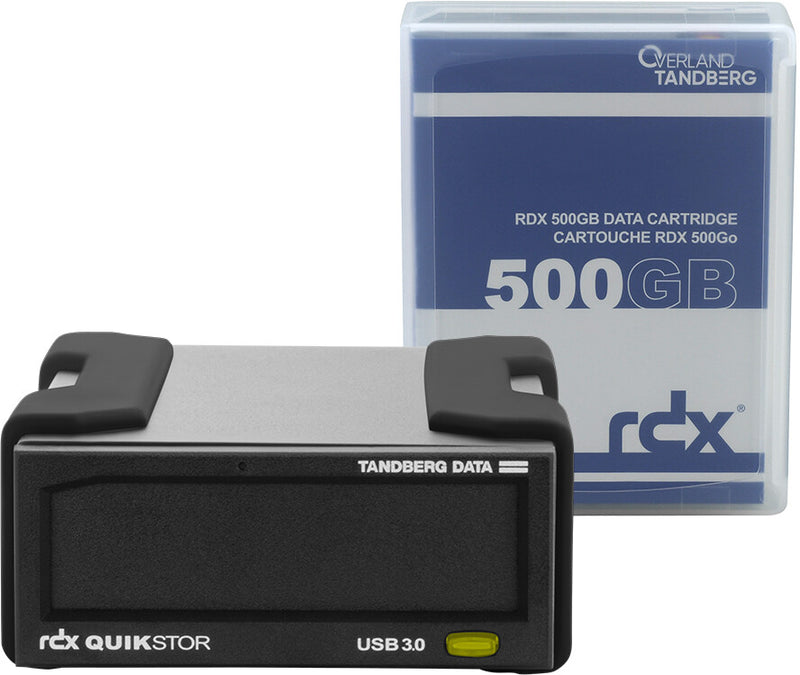 Tandberg Data 8863-RDX Backup-lagringsenhed Lagringsdrev RDX-patron 500 GB