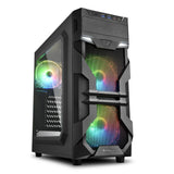 Sharkoon VG7-W RGB Midi Tower Sort