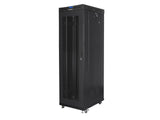 Lanberg FF01-6042-23BL stativ 42U Fritstående reol Sort