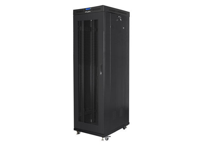 Lanberg FF01-6042-23BL stativ 42U Fritstående reol Sort