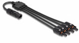 DeLOCK 88226 kabelsplitter eller -samler Kabelfordeler Sort