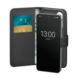 PURO Wallet Stand mobiltelefon etui 17 cm (6.7") Tegnebogsetui Sort