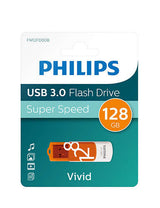 Philips FM12FD00B USB-nøgle 128 GB USB Type-A 3.2 Gen 1 (3.1 Gen 1) Orange, Hvid