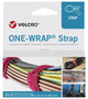 Velcro ONE-WRAP kabelsamler Udløselig kabelbinder Polypropylen (PP), Velcro Sort 25 stk