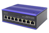 Digitus DN-650108 netværksswitch Ikke administreret L2 Fast Ethernet (10/100) Sort, Blå