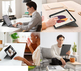 Logitech Combo Touch QWERTY US International Smart Connector Grå