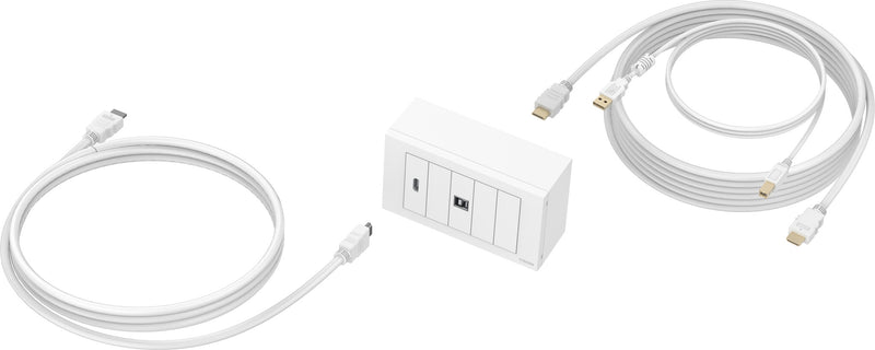 Vision TC3-PK3M stikkontakt HDMI + USB Type-B Hvid
