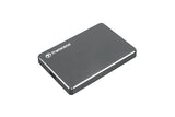 Transcend StoreJet 25C3 ekstern harddisk 2 TB 5400 rpm 2.5" Micro-USB B 3.2 Gen 1 (3.1 Gen 1) Grå