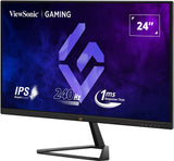 Viewsonic VX Series VX2479A-HD-PRO computerskærm 61 cm (24") 1920 x 1080 pixel Fuld HD LED Sort