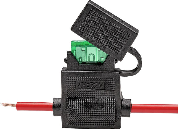 Goobay 25525 sikringsholder Sort, Rød 32 V 15 A