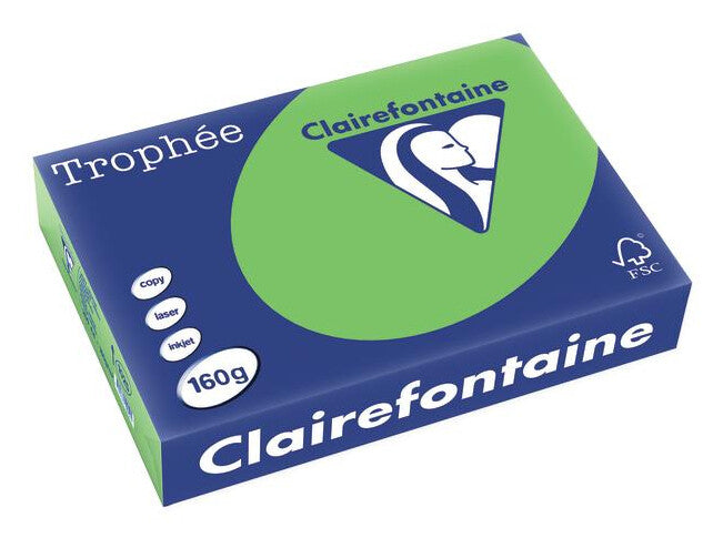 Clairefontaine Trophée printpapir A4 (210x297 mm) 250 ark Grøn