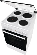 Gorenje GE5A21WH komfur og ovn Fritstående komfur Elektrisk Forseglet plade Hvid