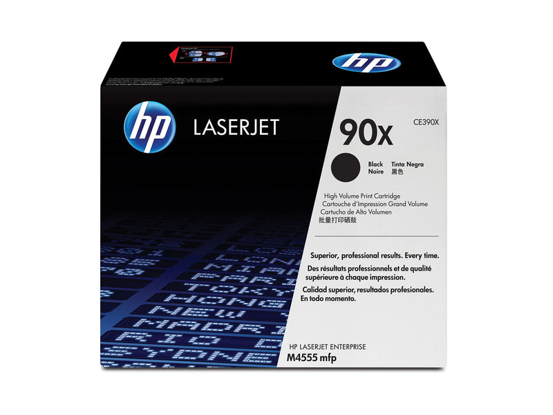 HP Original 90X LaserJet-tonerpatron med høj kapacitet, sort