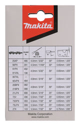 Makita 191H13-1 tilbehør til elektrisk kædesav 1 stk