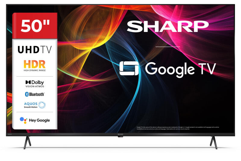 Sharp 50″ 4K Ultra HD LED Google TV 127 cm (50")