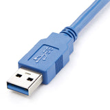 StarTech.com USB3SEXT5DSK USB-kabel USB 3.2 Gen 1 (3.1 Gen 1) 1,5 m USB A 5 Gbit/sek. Blå