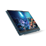Lenovo Yoga 7 2-in-1 14AKP10 Copilot+ PC AMD Ryzen AI 5 340 Hybrid (2-i-1) 35,6 cm (14") Berøringsskærm WUXGA 16 GB LPDDR5x-SDRAM 512 GB SSD Wi-Fi 7 (802.11be) Windows 11 Home Tysk Teal