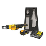 DeWALT DCF504L1G-QW elektrisk skiftenøgle 1/4" 250 rpm 54 Nm Sort, Gul 12 V