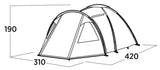 Easy Camp Kinn 5 Grøn Kupel/Igloo telt