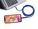 TROIKA CBL20/DB USB-kabel 2 m USB C USB C/Lightning 100 W Blå
