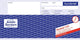 Avery 1741 regnskabsblanket og -bog 1/3 A4 40 Sider