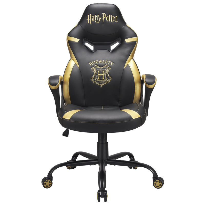Subsonic Junior Hogwarts PC gamingstol Polstret vatteret sæde Sort, Gul