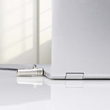 StarTech.com SNANOC4D-LAPTOP-LOCK kabellås Sort, Sølv 2 m