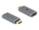 DeLOCK 64321 kabel kønsskifter 1 x HDMI-A Anthracit