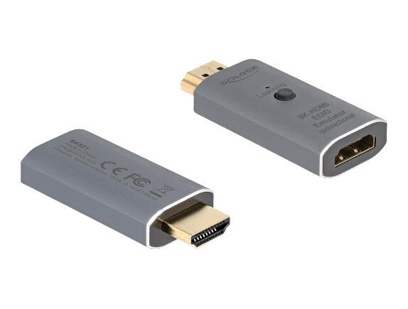DeLOCK 64321 kabel kønsskifter 1 x HDMI-A Anthracit