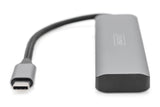 Digitus DA-70246 interface hub USB 3.2 Gen 1 (3.1 Gen 1) Type-C 5000 Mbit/s Grå