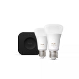 Philips Hue White and Color ambiance Startsæt: 2 x E27 pærer + Bridge Pro