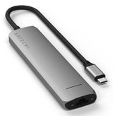 Satechi ST-P7SM interface hub USB Type-C 10000 Mbit/s Grå