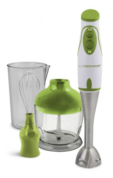 Esperanza EKM003G blender 0,75 L Nedsænkning blender 450 W Grøn, Hvid
