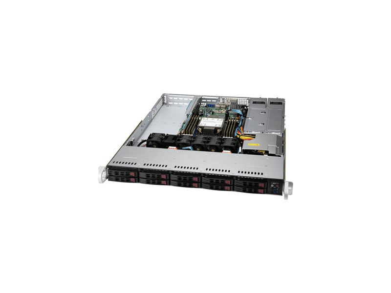 Supermicro SYS-110P-WTR server Stativ (1U) Intel® Xeon® 3000 Sequence DDR4-SDRAM 750 W