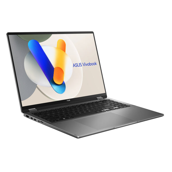 ASUS Vivobook 16 Flip TP3607SA-SI155W Copilot+ PC Intel Core Ultra 7 256V Hybrid (2-i-1) 40,6 cm (16") Berøringsskærm WUXGA 16 GB LPDDR5x-SDRAM 1 TB SSD Wi-Fi 7 (802.11be) Windows 11 Home Tysk Grå