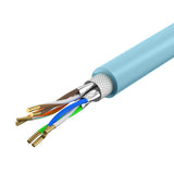 UNITEK C18122BL netværkskabel Blå 305 m Cat7 S/FTP (S-STP) Rund