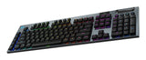 Logitech G G915 X LIGHTSPEED tastatur Spil USB + RF Wireless + Bluetooth QWERTY Nordisk Sort
