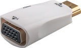 Goobay 44793 kabel kønsskifter HDMI VGA / 3.5 mm Hvid