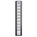 Manhattan 161572 interface hub USB 2.0 480 Mbit/s Sort, Sølv