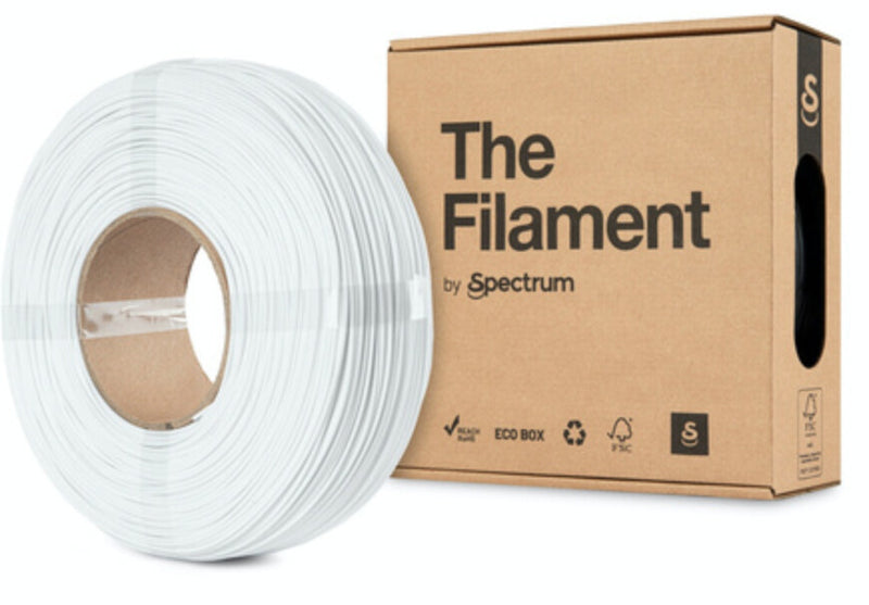 Spectrum Filaments TF-24057 3D print materiale Polyethylenterephthalatglycol (PETG) Hvid 1 kg