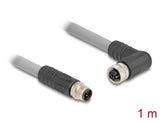 DeLOCK 80542 sensor- & aktuatorkabel 1 m RST M12 Grå