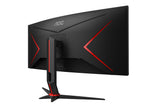 AOC G2 CU34G2XP computerskærm 86,4 cm (34") 3440 x 1440 pixel UltraWide Quad HD LED Sort, Rød