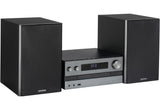 Kenwood M-918DAB-H stereoanlæg Home audio micro system 10 W Aluminium, Sort