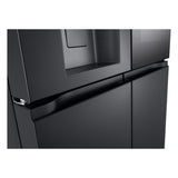 LG InstaView GMG960EVJE side-by-side køle-fryseskab Fritstående 638 L Sort