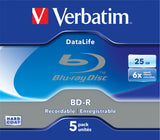 Verbatim DataLife 6x BD-R 25 GB 5 stk