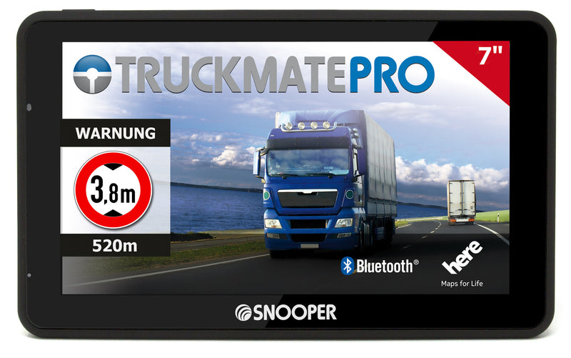 Snooper PRO S6900 LKW navigator Fastgjort 17,8 cm (7") LCD Berøringsskærm 322 g Sort
