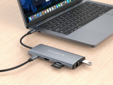 Conceptronic DONN06G dockingstation Ledningsført USB 3.2 Gen 1 (3.1 Gen 1) Type-C Grå
