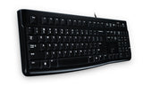 Logitech K120 for Business tastatur Kontor USB QWERTY Italiensk Sort