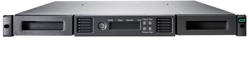 HPE Storage MSL 1/8 Gen3 0-drive Tape Autoloader Autoloader og bibliotek til opbevaring Båndpatron LTO 144 GB