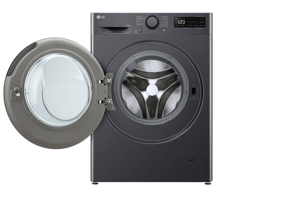 LG V5WD95SLIMB vaskemaskine - tørretumbler Fritstående Front-læsning Sort